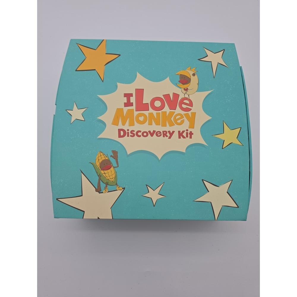 I Love Monkey Discovery Kit. Childrens Book With Adorable Monkey Plush